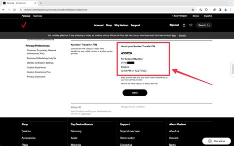 where is my verizon account pin|My Verizon: Manage account & pay bills .